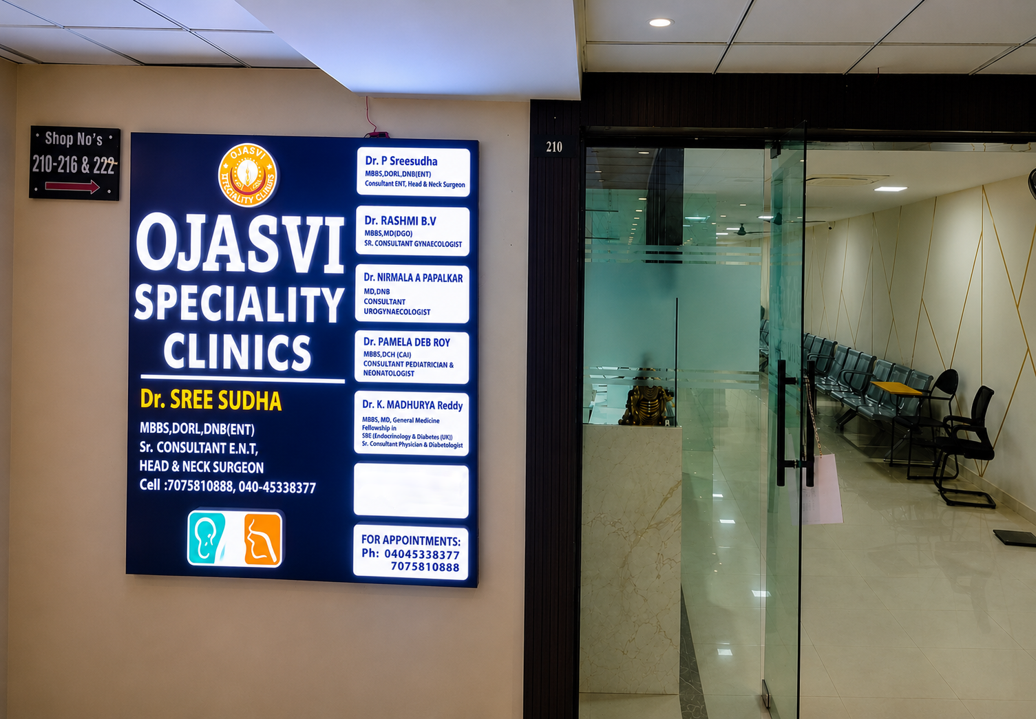 Ojasvi Multi-Speciality Clinic in Erragadda- Sanathnagar